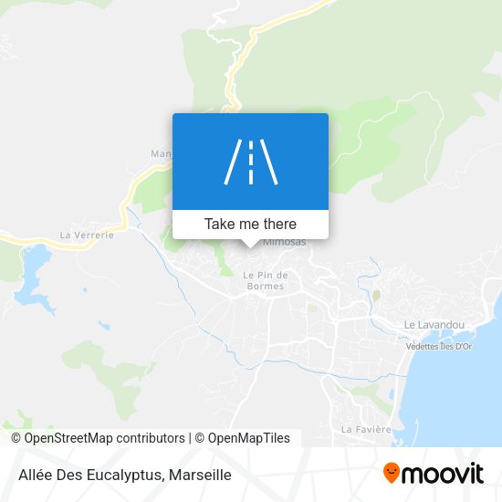 Allée Des Eucalyptus map