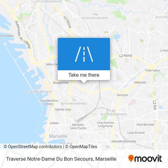 Traverse Notre-Dame Du Bon Secours map