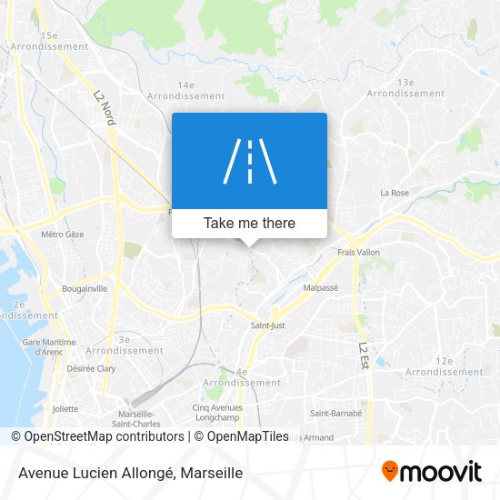 Avenue Lucien Allongé map
