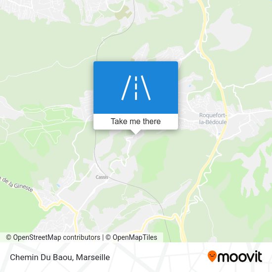 Chemin Du Baou map