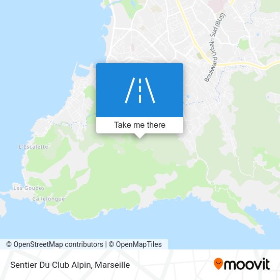 Sentier Du Club Alpin map