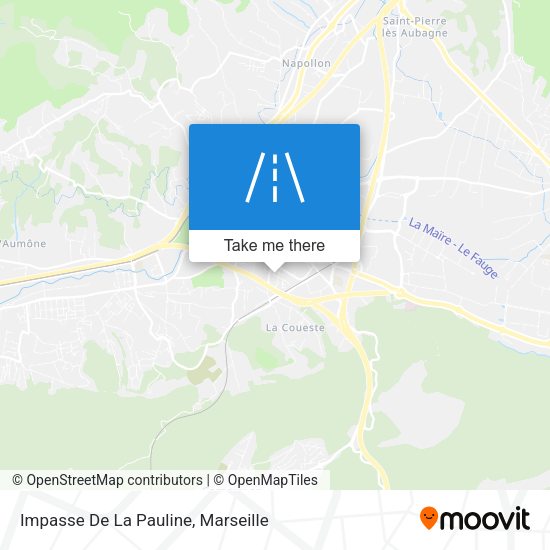Impasse De La Pauline map