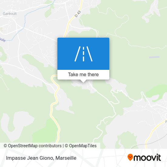 Impasse Jean Giono map