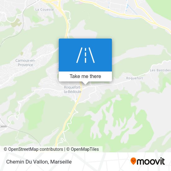 Chemin Du Vallon map