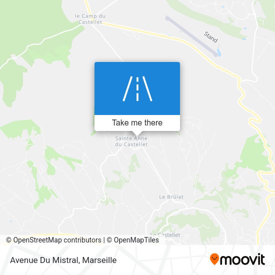Avenue Du Mistral map
