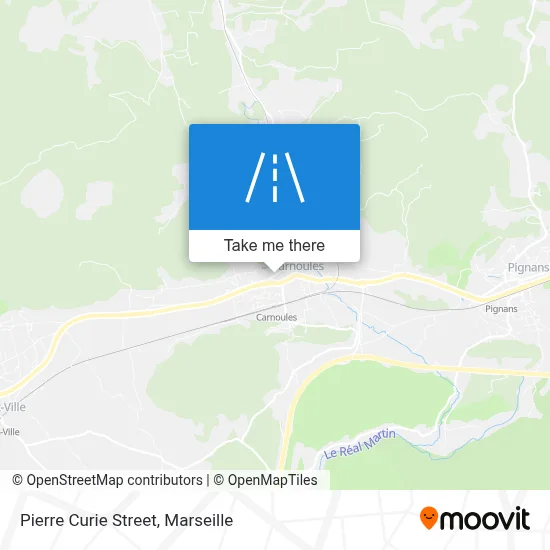 Rue Pierre Curie map