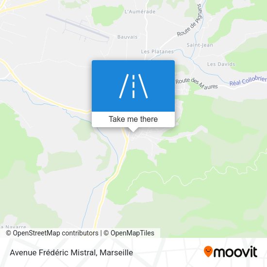 Avenue Frédéric Mistral map