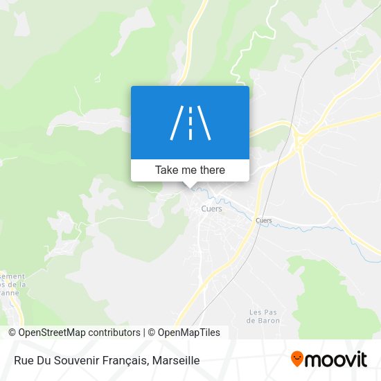 Rue Du Souvenir Français map