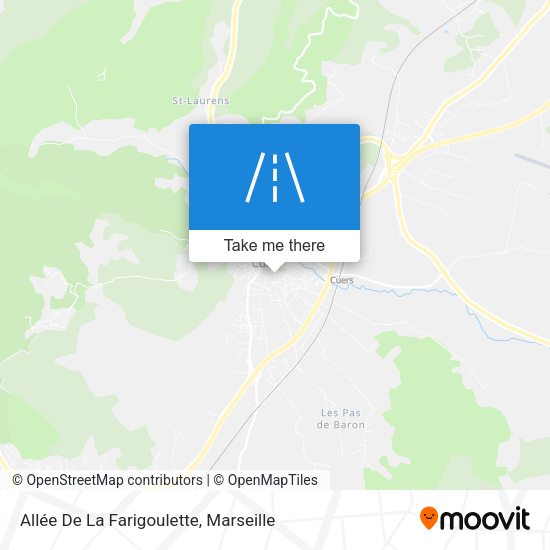 Allée De La Farigoulette map