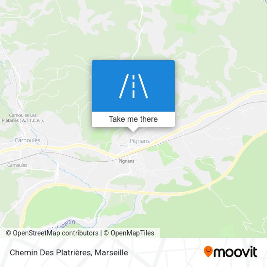 Chemin Des Platrières map