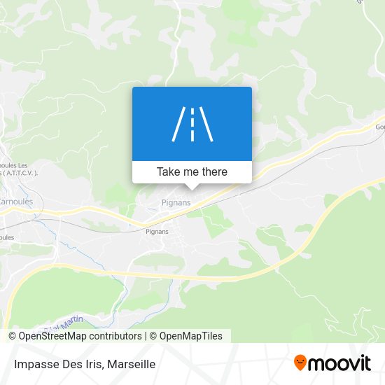 Impasse Des Iris map
