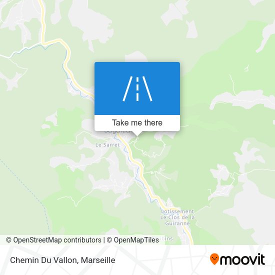 Chemin Du Vallon map