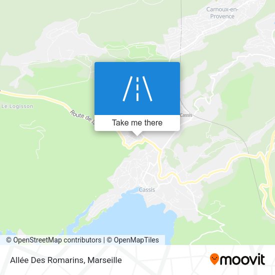 Allée Des Romarins map