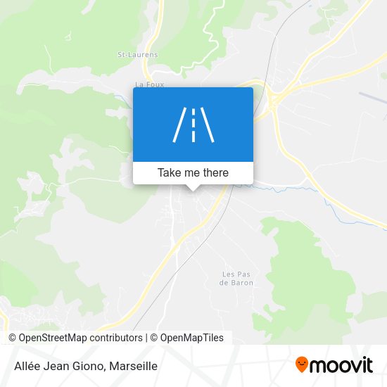 Allée Jean Giono map