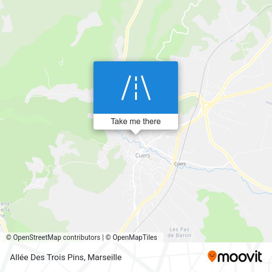 Allée Des Trois Pins map