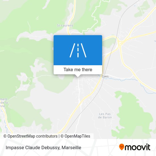Impasse Claude Debussy map