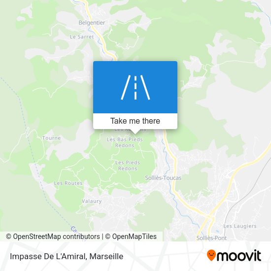 Impasse De L'Amiral map