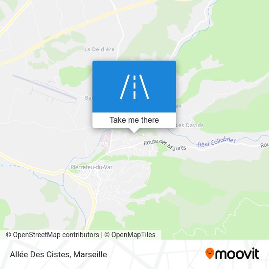 Allée Des Cistes map