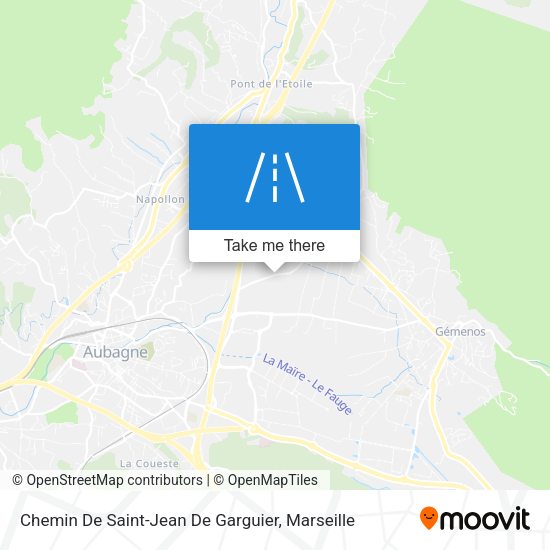 Chemin De Saint-Jean De Garguier map
