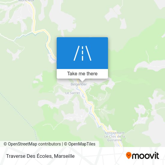 Traverse Des Écoles map