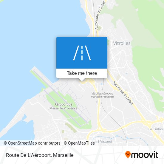 Route De L'Aéroport map