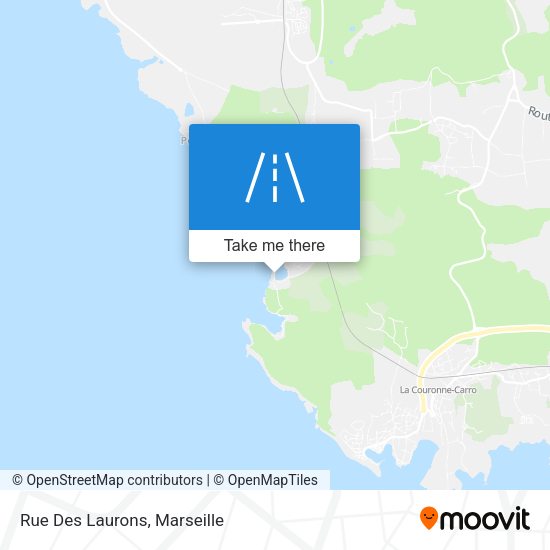 Rue Des Laurons map