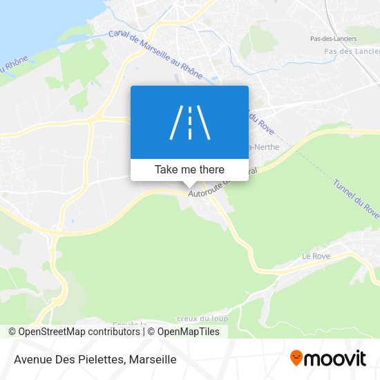 Avenue Des Pielettes map