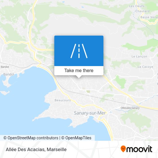 Allée Des Acacias map
