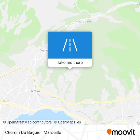 Chemin Du Baguier map