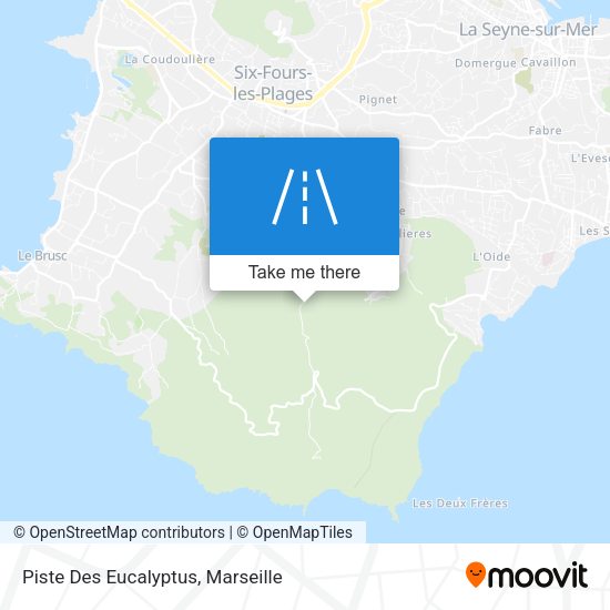 Piste Des Eucalyptus map