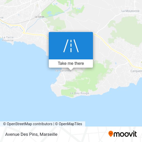 Avenue Des Pins map