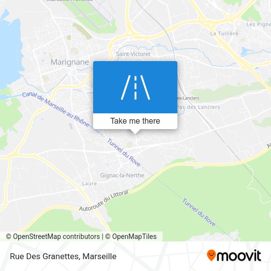 Rue Des Granettes map