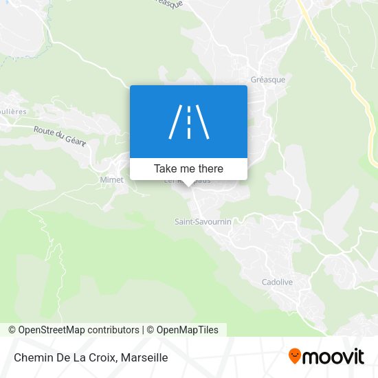 Chemin De La Croix map