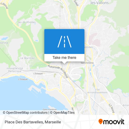 Place Des Bartavelles map