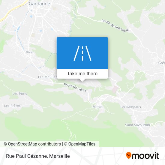 Rue Paul Cézanne map