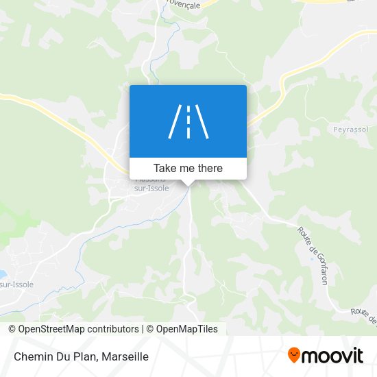 Chemin Du Plan map