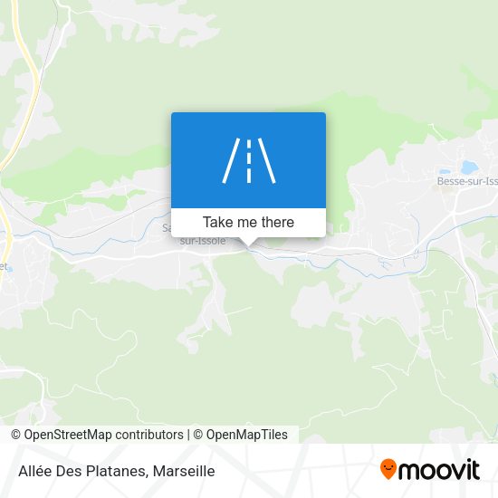 Allée Des Platanes map