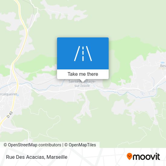Rue Des Acacias map