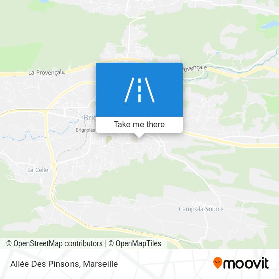 Allée Des Pinsons map