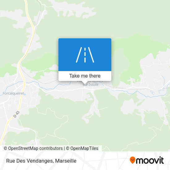 Rue Des Vendanges map