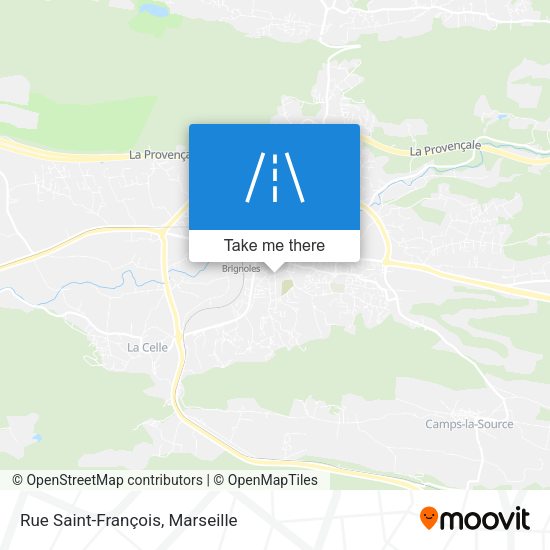 Rue Saint-François map