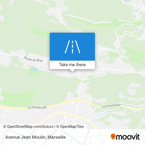 Avenue Jean Moulin map