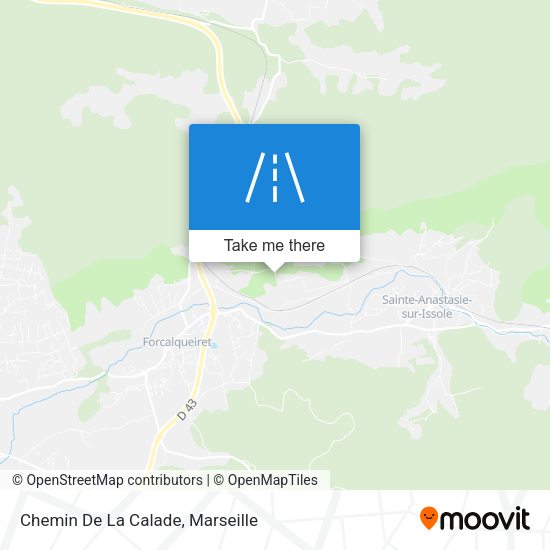 Chemin De La Calade map
