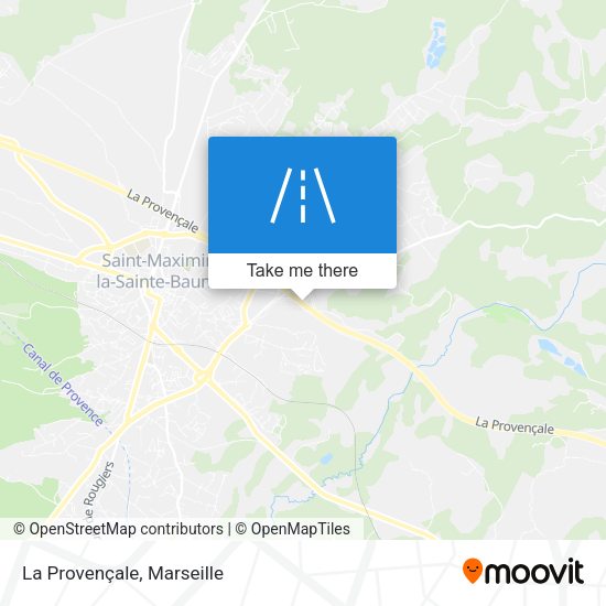 La Provençale map