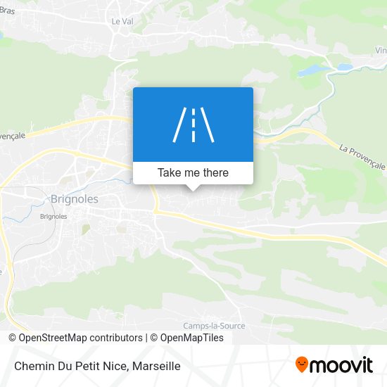 Chemin Du Petit Nice map