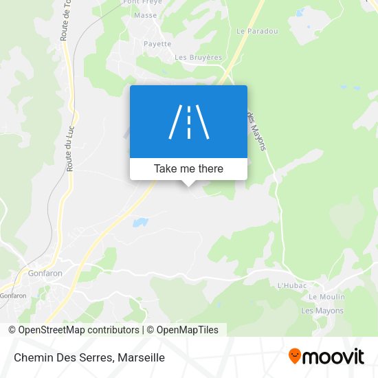 Chemin Des Serres map