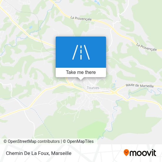 Chemin De La Foux map