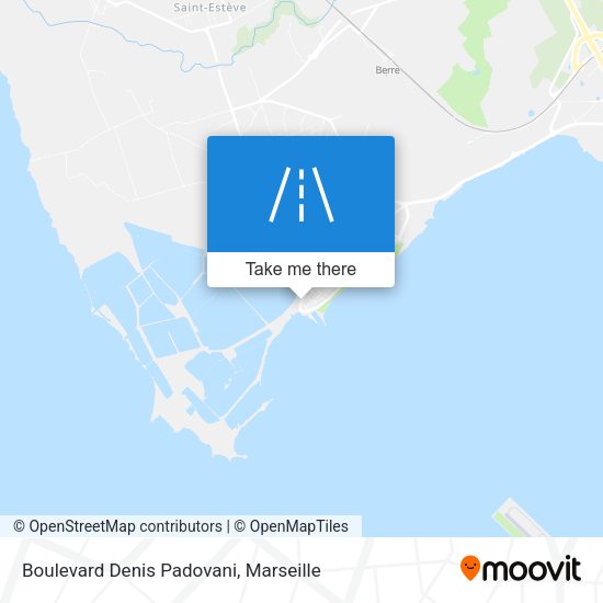 Boulevard Denis Padovani map