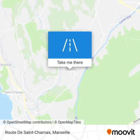 Route De Saint-Chamas map