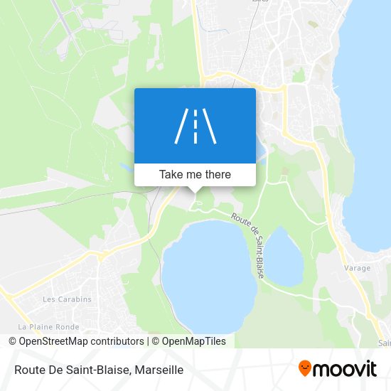 Route De Saint-Blaise map